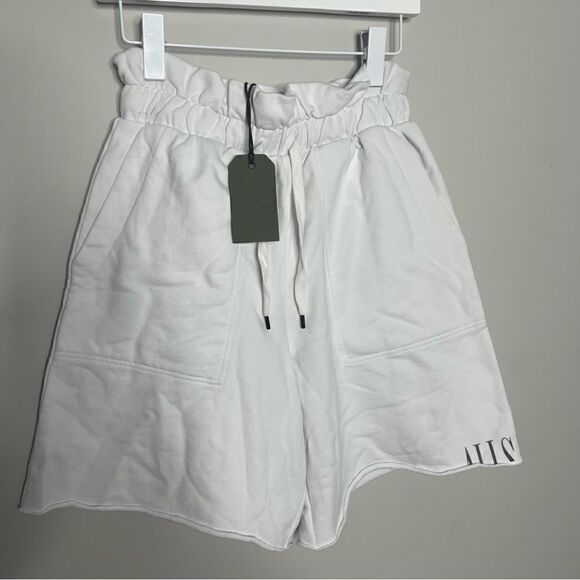 New All Saint Paperbag Waist Short White Small - Picture 5 of 5